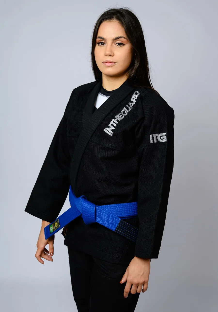 Kimono Feminino In The Guard Pró Preto