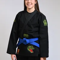 Kimono In The Guard Feminino Amazonia Jacare Preto - imagem 3