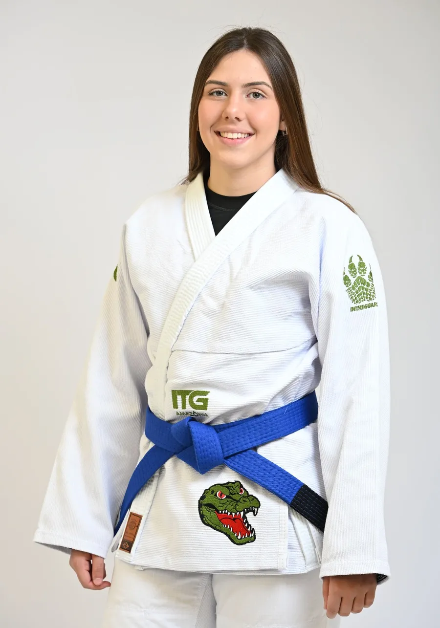 Kimono In The Guard Feminino Amazonia Jacare Branco