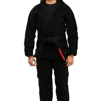 Kimono Feminino In The Guard Jiu-Jitsu Liso Preto - imagem 1