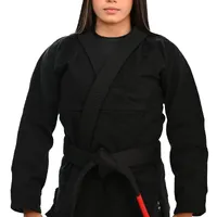 Kimono Feminino In The Guard Jiu-Jitsu Liso Preto - imagem 2