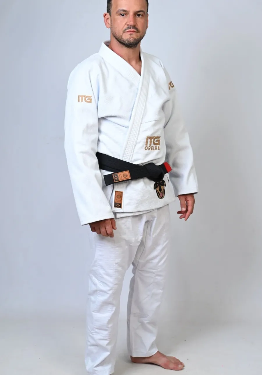 Kimono In The Guard Jiu-Jitsu ORELHA BRANCO