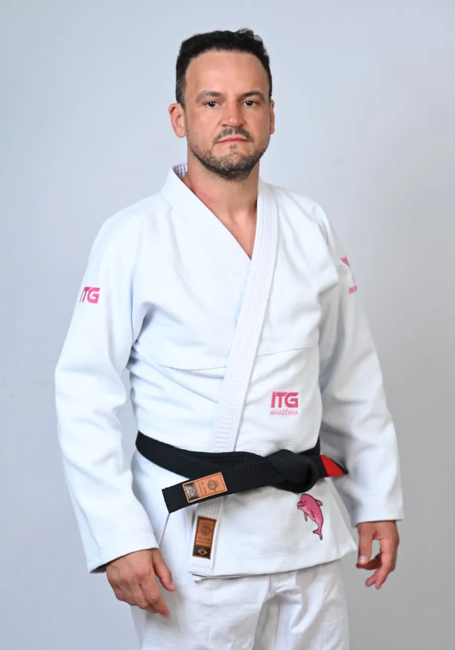 Kimono In The Guard Jiu-Jitsu AMAZÔNIA BOTO ROSA BRANCO