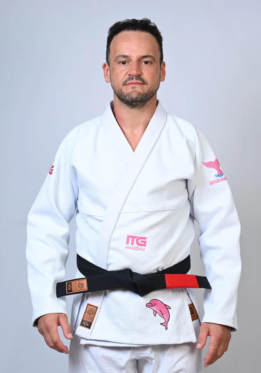 Kimono In The Guard Jiu-Jitsu AMAZÔNIA BOTO ROSA BRANCO