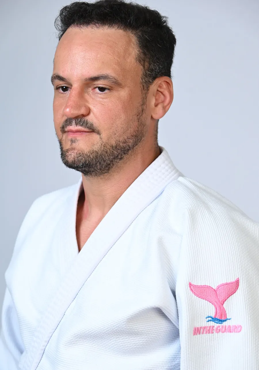 Kimono In The Guard Jiu-Jitsu AMAZÔNIA BOTO ROSA BRANCO