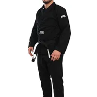 Kimono In The Guard Xadrez Pro Preto - imagem 4