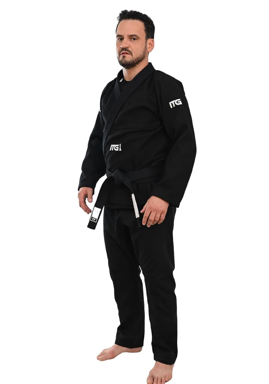 Kimono In The Guard Xadrez Pro Preto