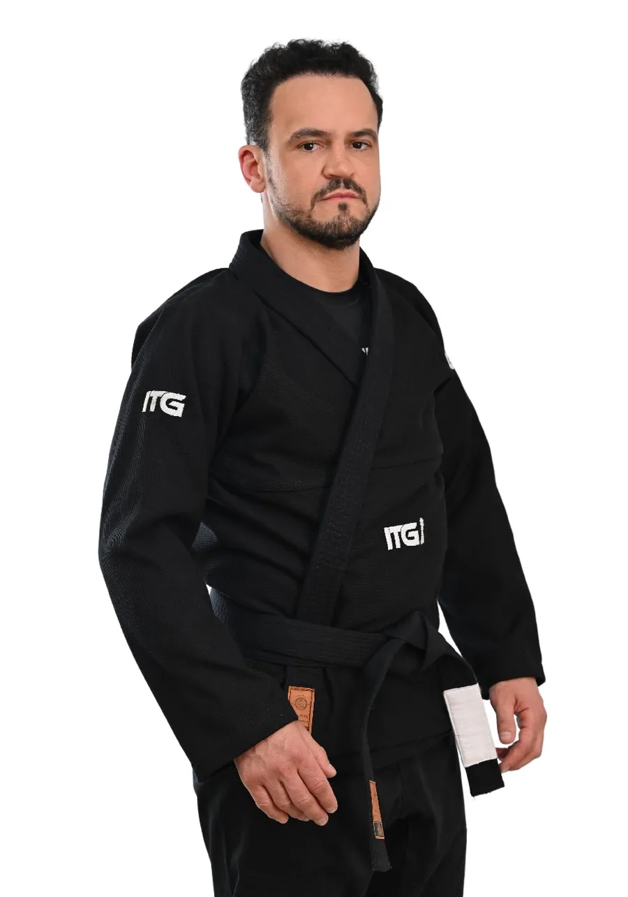 Kimono In The Guard Xadrez Pro Preto