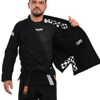 Kimono In The Guard Xadrez Pro Preto - imagem 3