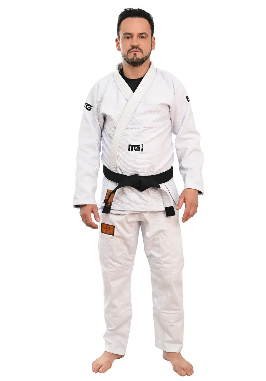 Kimono In The Guard Xadrez Pro Branco