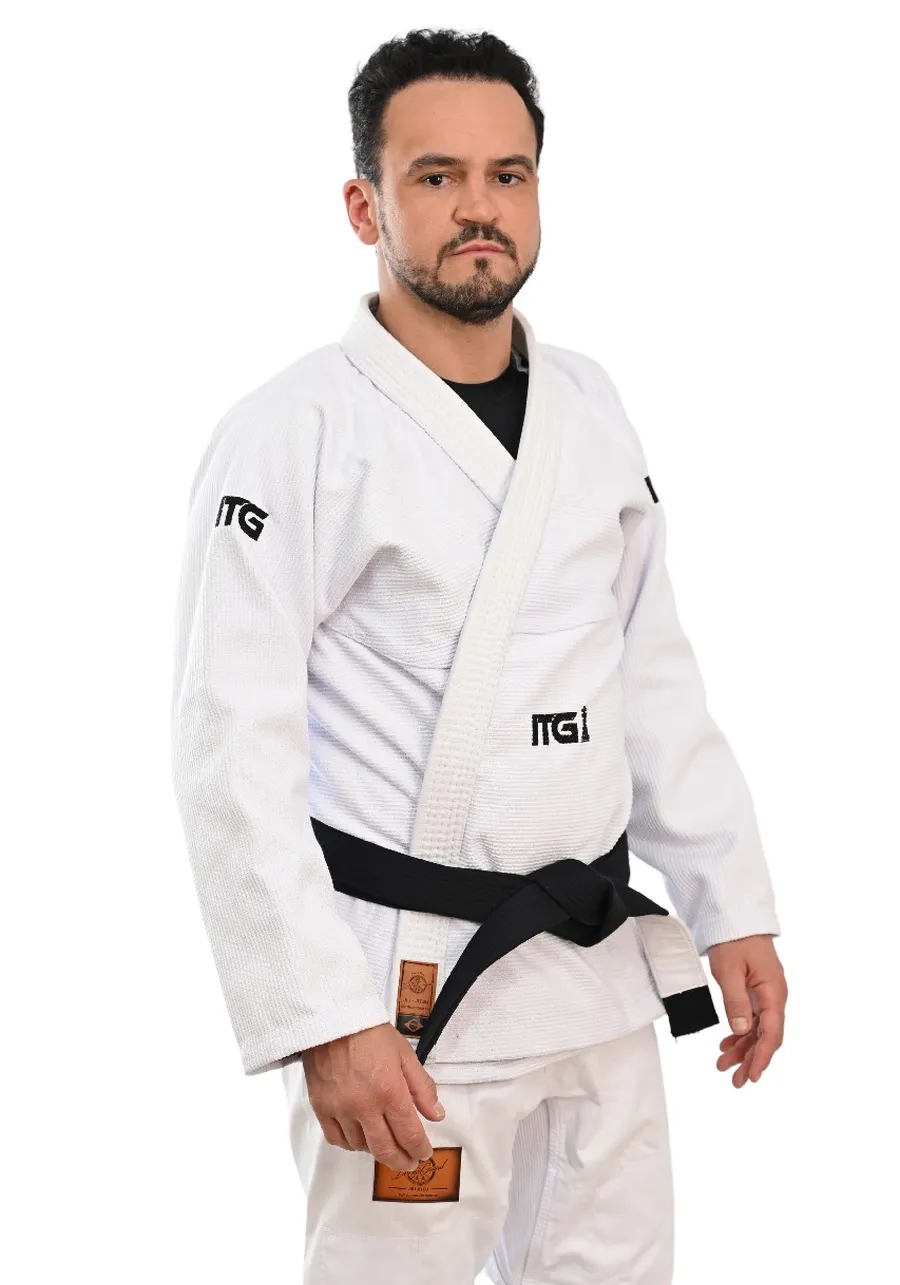 Kimono In The Guard Xadrez Pro Branco