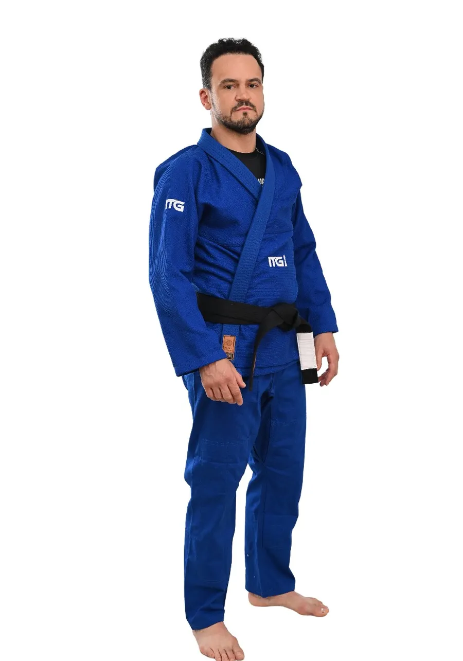 Kimono In The Guard Xadrez Pro Azul