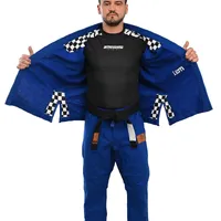 Kimono In The Guard Xadrez Pro Azul - imagem 6