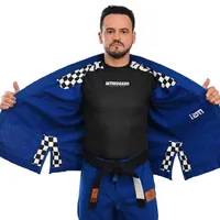 Kimono In The Guard Xadrez Pro Azul - imagem 8