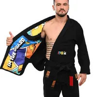 Kimono In The Guard Pro Colors Preto - imagem 7