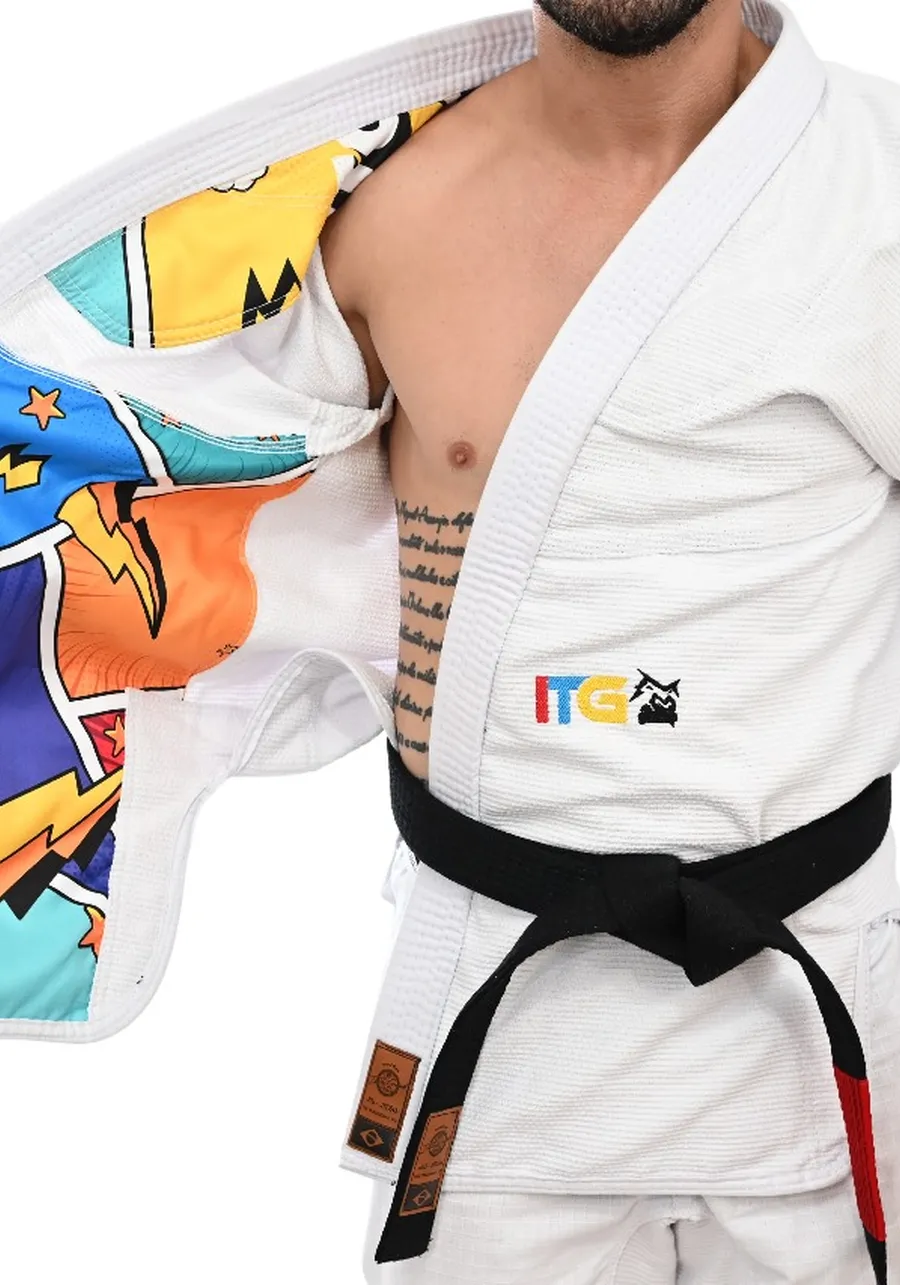 Kimono In The Guard Pro Colors Branco