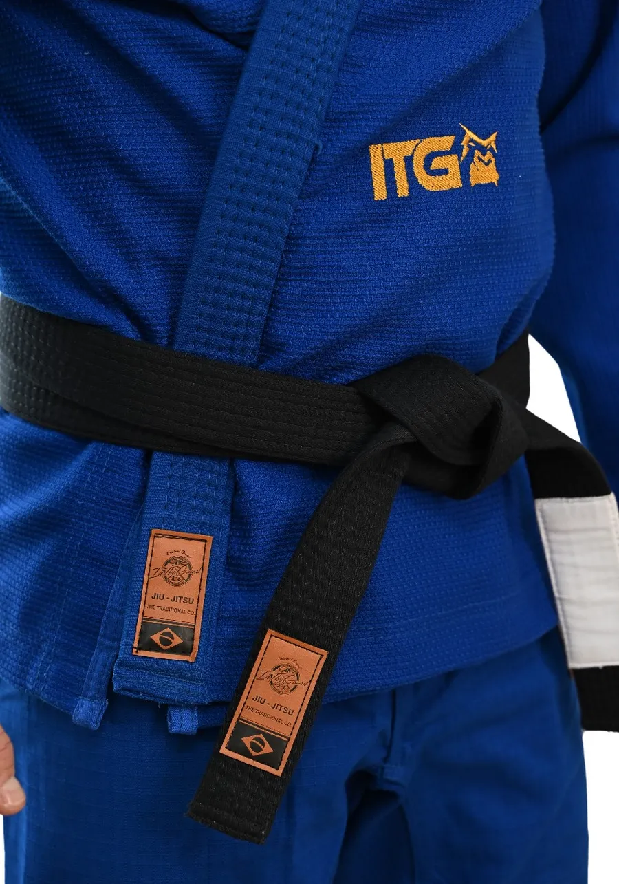 	 Kimono In The Guard Gold Pro Azul