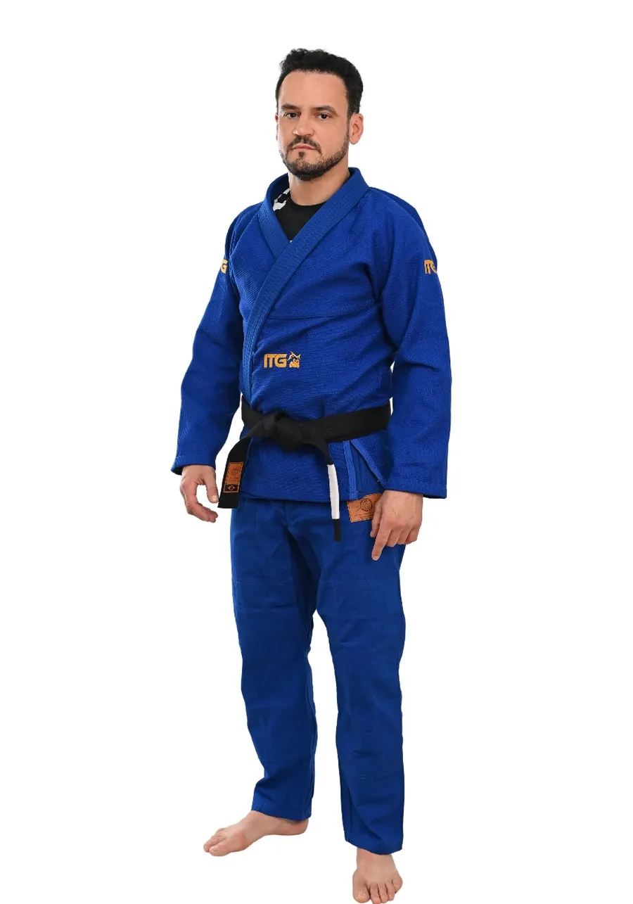	 Kimono In The Guard Gold Pro Azul