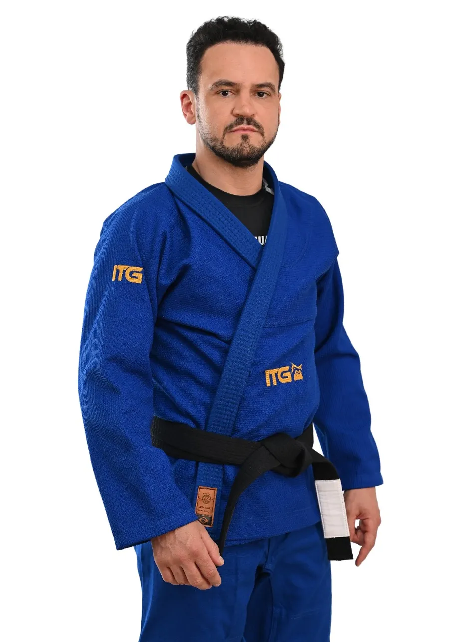 	 Kimono In The Guard Gold Pro Azul