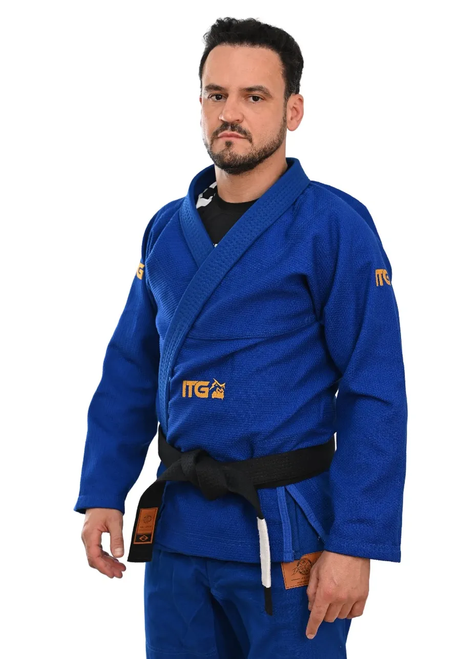 	 Kimono In The Guard Gold Pro Azul