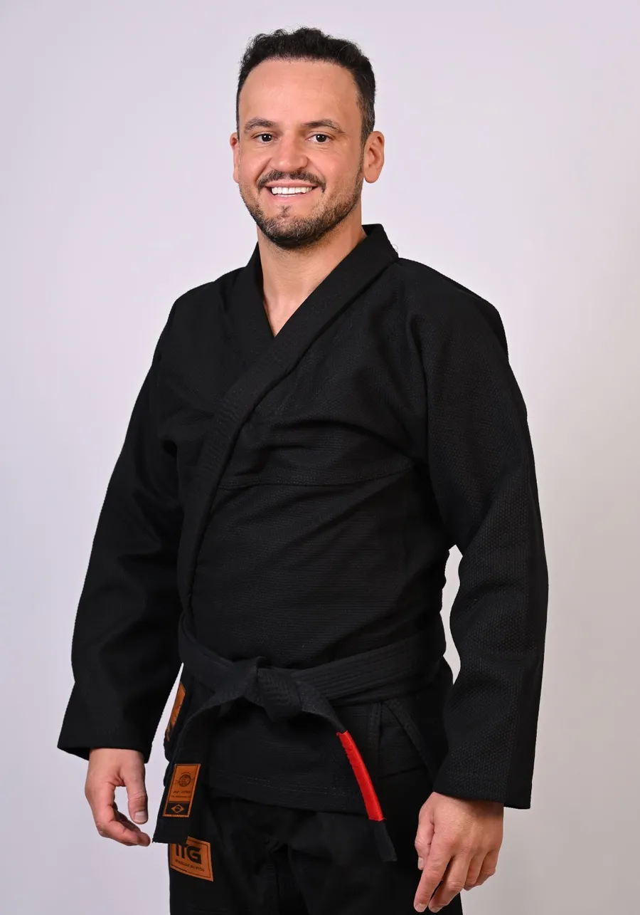 Kimono In The Guard Jiu-Jitsu Liso PRÓ PRETO