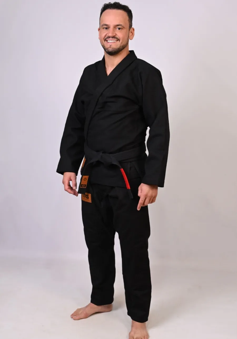 Kimono In The Guard Jiu-Jitsu Liso PRÓ PRETO