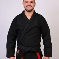 Kimono In The Guard Jiu-Jitsu Liso PRÓ PRETO - imagem 2