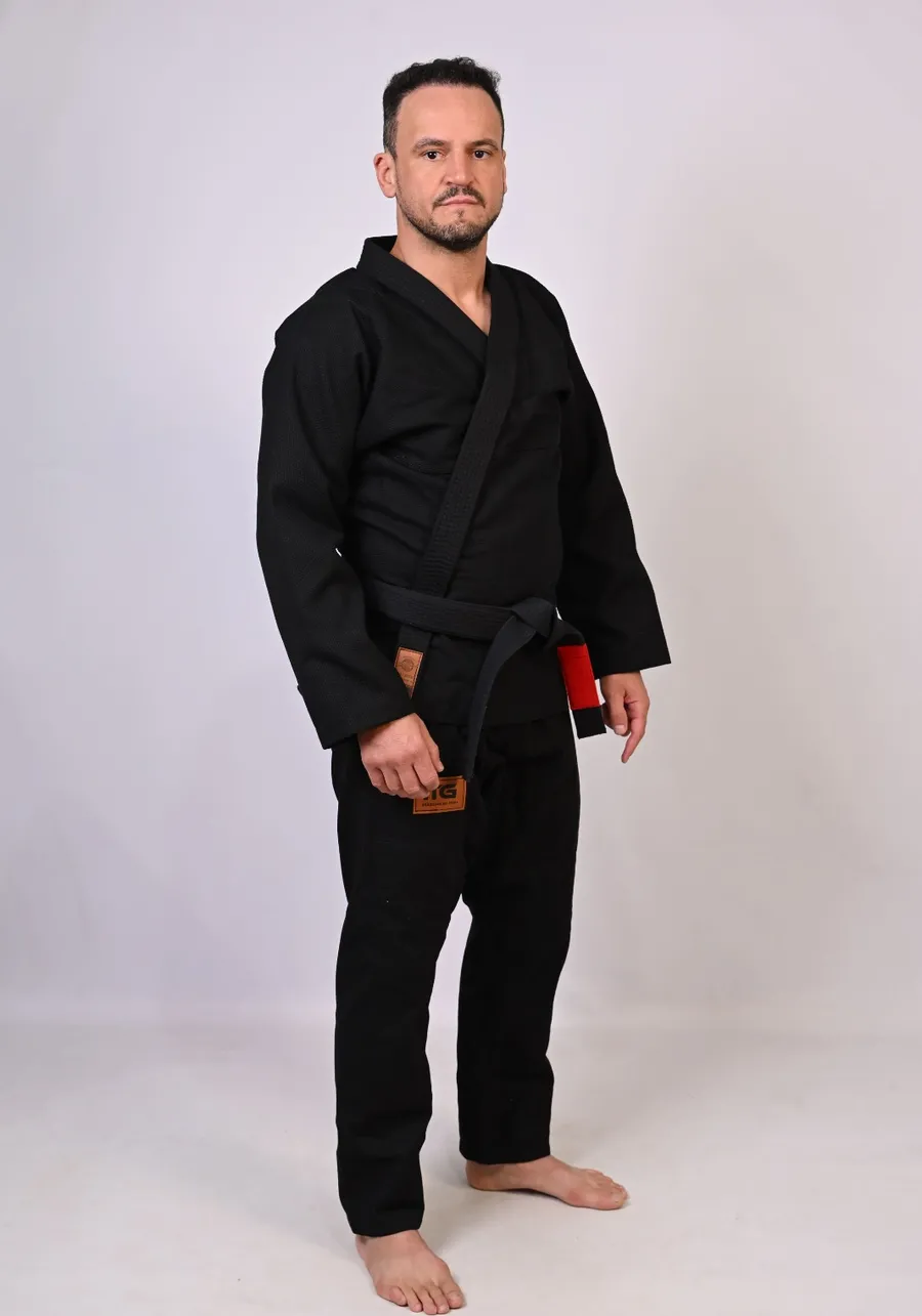 Kimono In The Guard Jiu-Jitsu Liso PRÓ PRETO