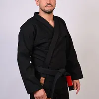 Kimono In The Guard Jiu-Jitsu Liso PRÓ PRETO - imagem 6