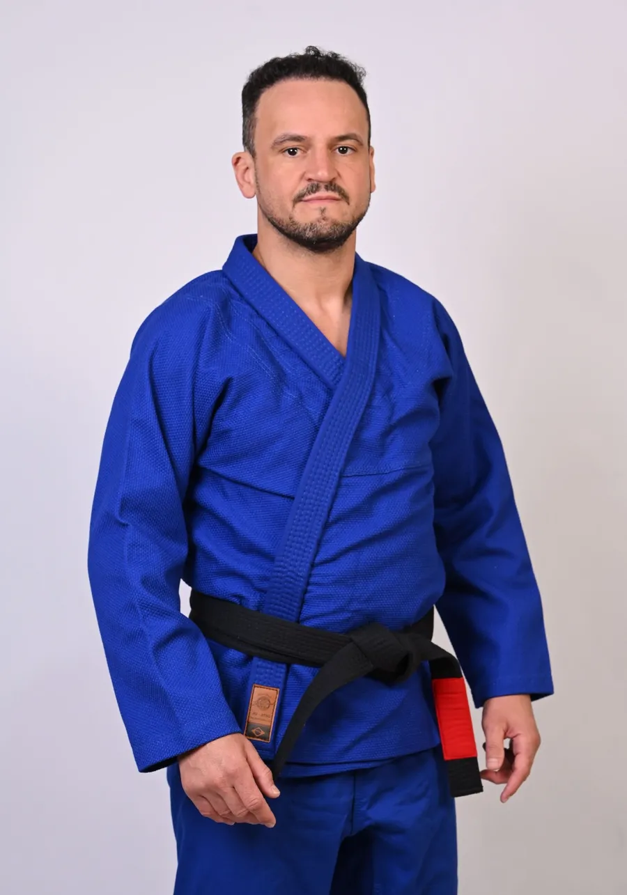 	 Kimono In The Guard Jiu-Jitsu Liso PRÓ AZUL