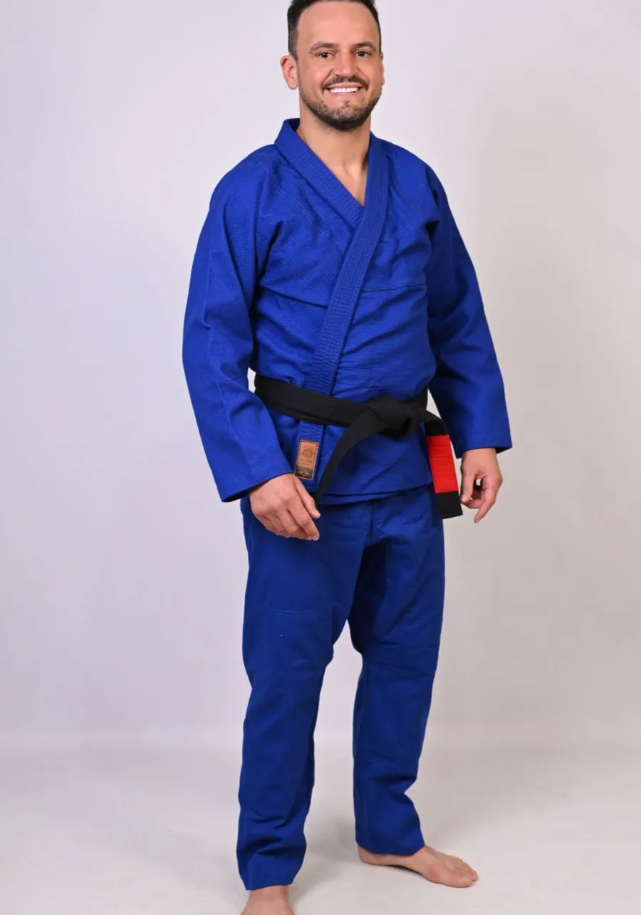 	 Kimono In The Guard Jiu-Jitsu Liso PRÓ AZUL