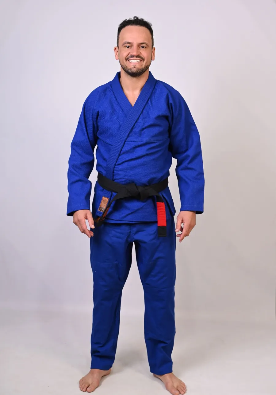 	 Kimono In The Guard Jiu-Jitsu Liso PRÓ AZUL