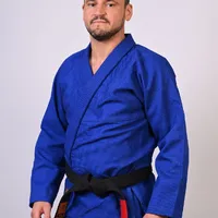 	 Kimono In The Guard Jiu-Jitsu Liso PRÓ AZUL - imagem 6