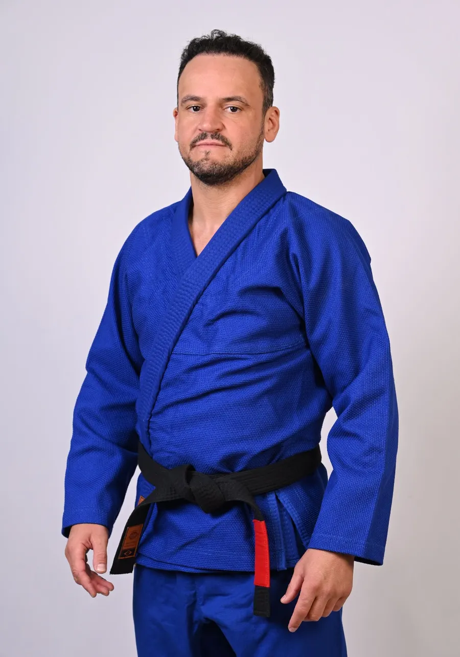 	 Kimono In The Guard Jiu-Jitsu Liso PRÓ AZUL