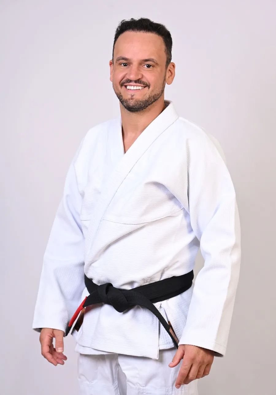 	 Kimono In The Guard Jiu-Jitsu Liso PRÓ BRANCO