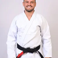 	 Kimono In The Guard Jiu-Jitsu Liso PRÓ BRANCO - imagem 2