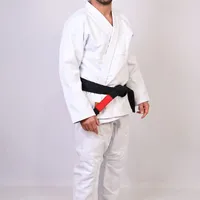 	 Kimono In The Guard Jiu-Jitsu Liso PRÓ BRANCO - imagem 5