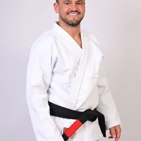 	 Kimono In The Guard Jiu-Jitsu Liso PRÓ BRANCO - imagem 6