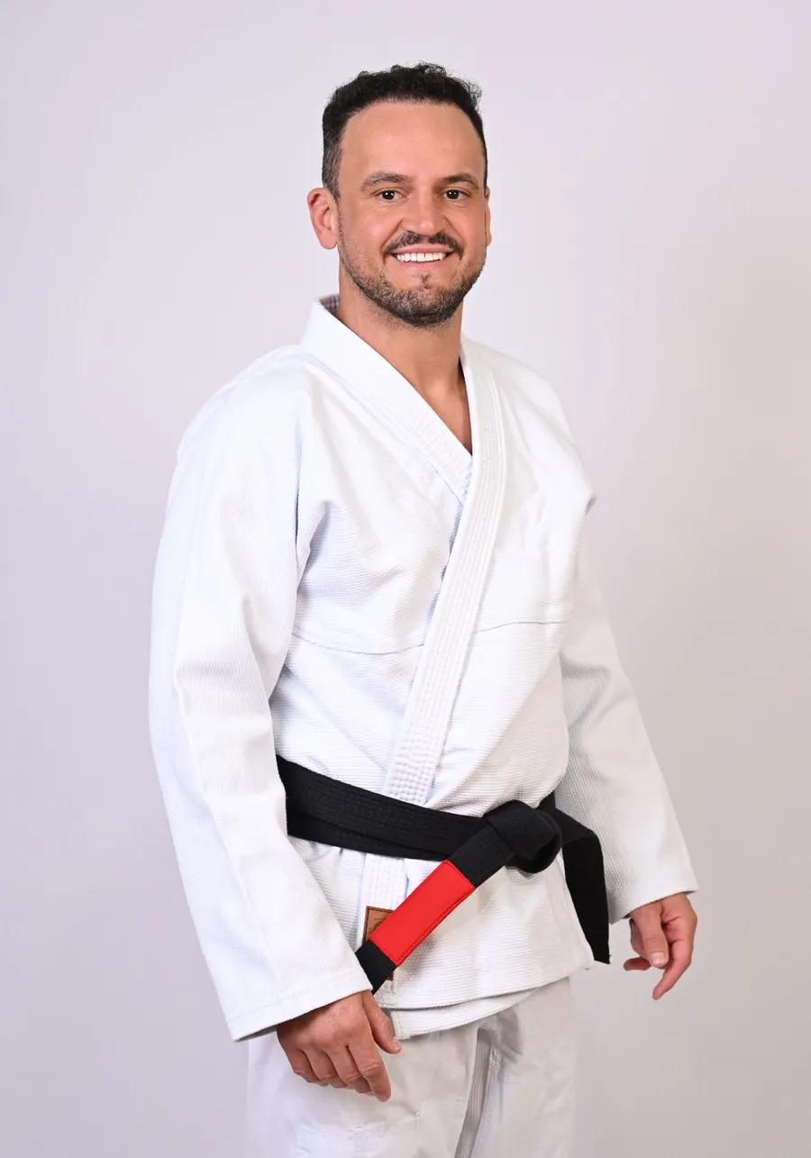 	 Kimono In The Guard Jiu-Jitsu Liso PRÓ BRANCO