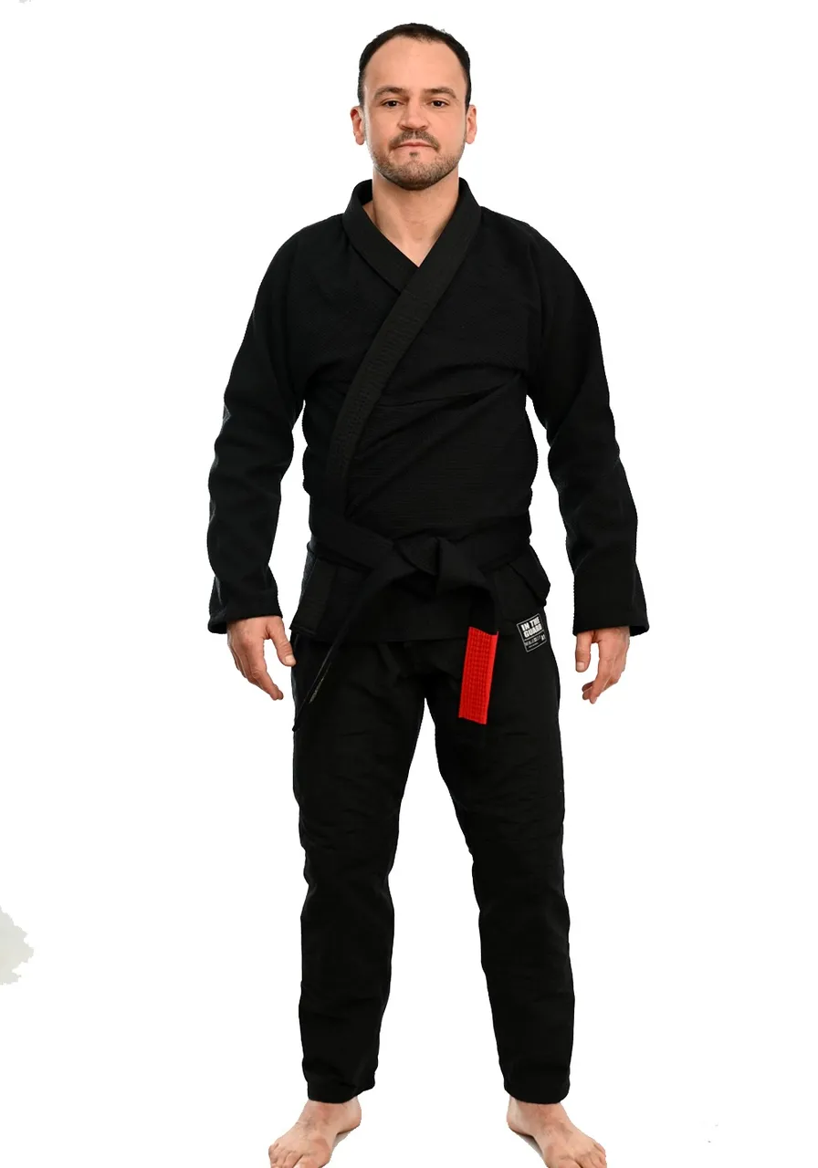 Kimono In The Guard Jiu-Jitsu Liso Preto
