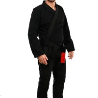 Kimono In The Guard Jiu-Jitsu Liso Preto - imagem 3