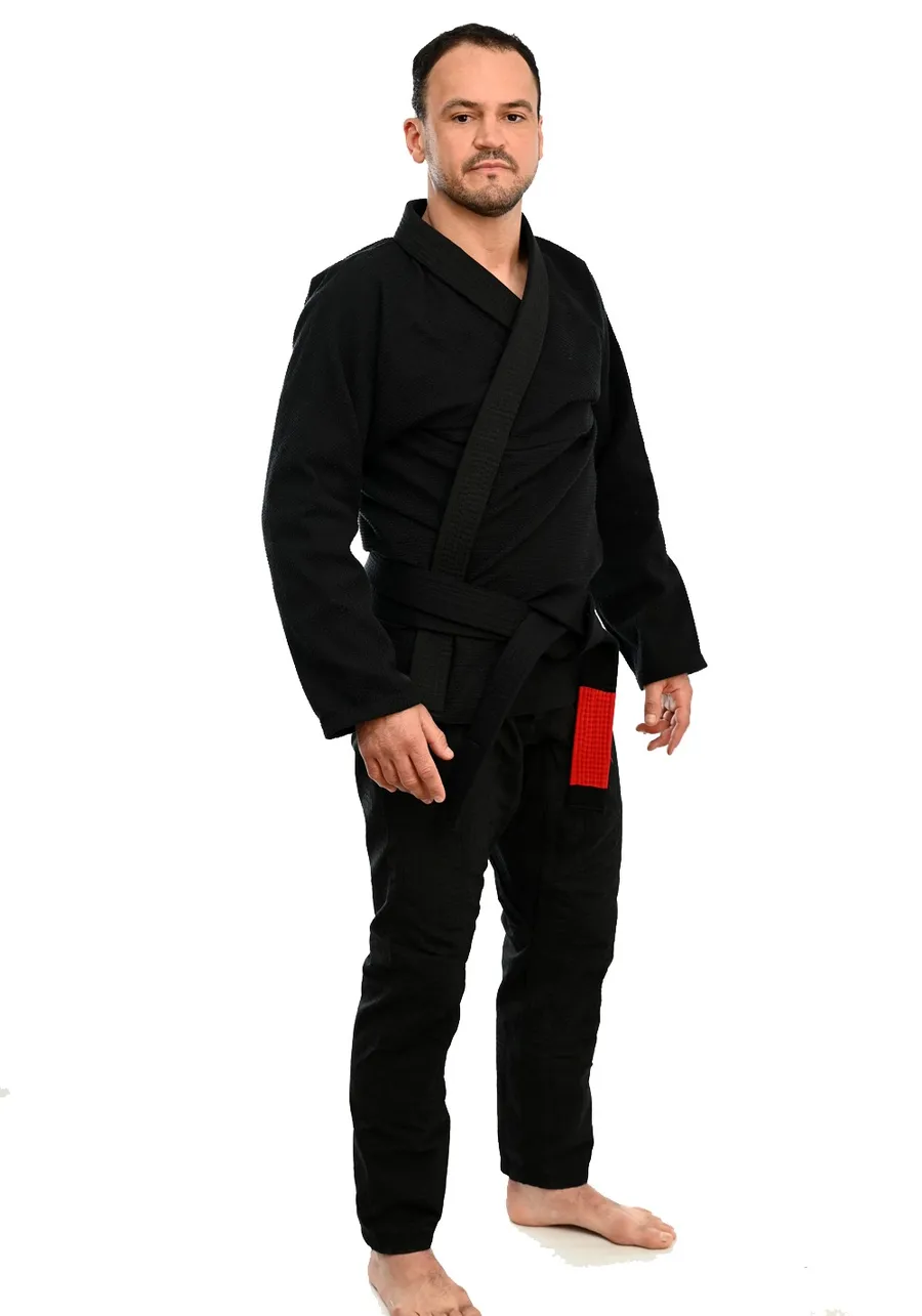 Kimono In The Guard Jiu-Jitsu Liso Preto