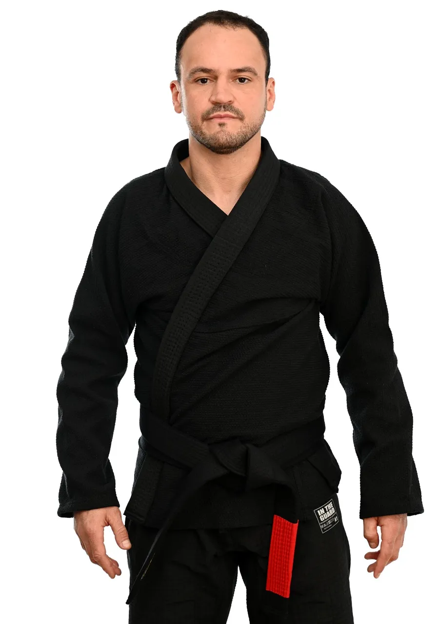 Kimono In The Guard Jiu-Jitsu Liso Preto