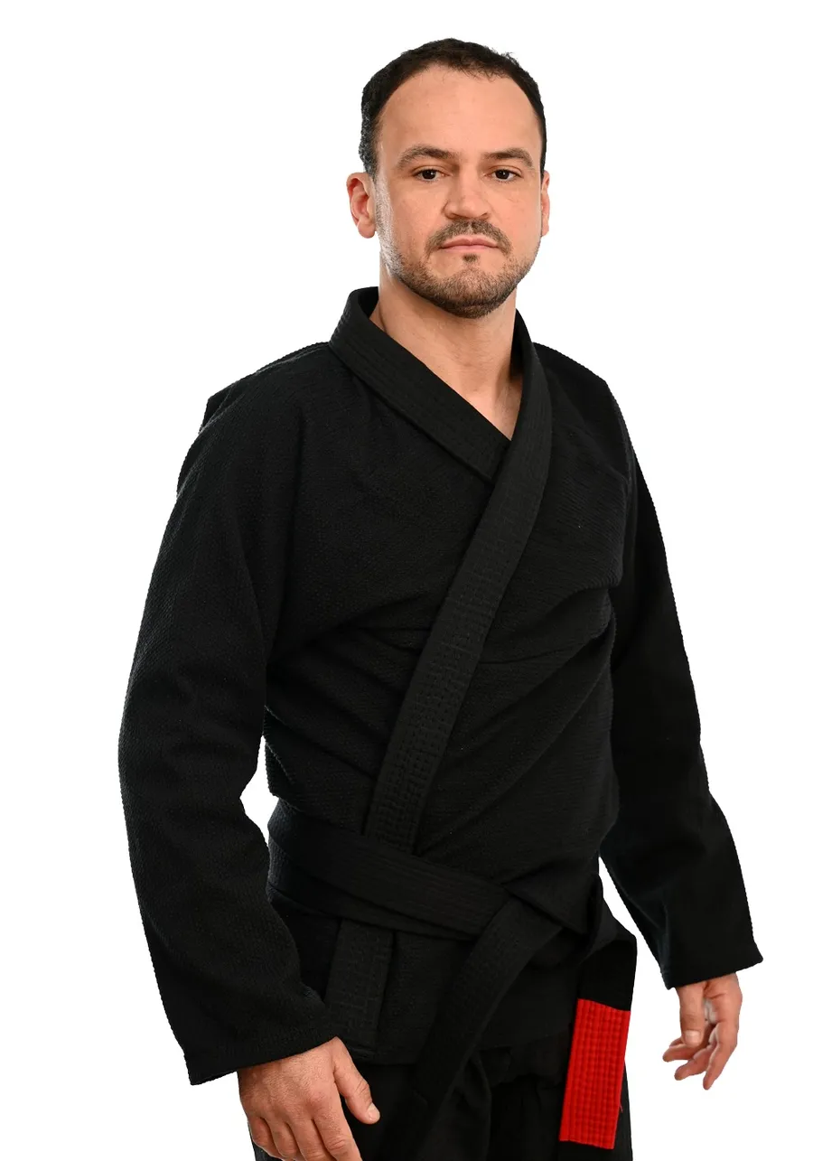 Kimono In The Guard Jiu-Jitsu Liso Preto