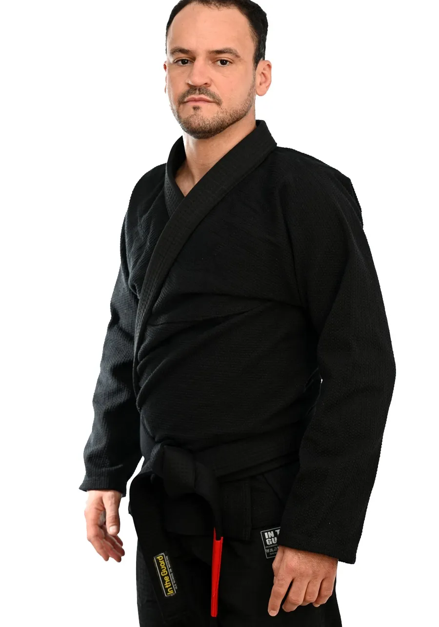 Kimono In The Guard Jiu-Jitsu Liso Preto