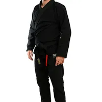 Kimono In The Guard Jiu-Jitsu Liso Preto - imagem 7