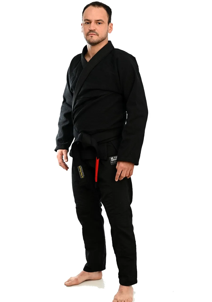 Kimono In The Guard Jiu-Jitsu Liso Preto