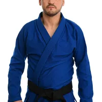 Kimono In The Guard Jiu-Jitsu Liso Azul - imagem 2