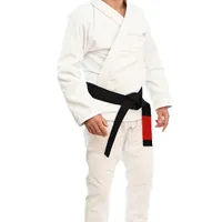 	 Kimono In The Guard Jiu-Jitsu Liso Branco - imagem 6