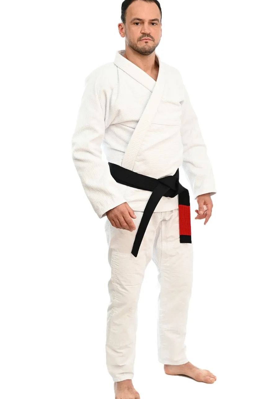 	 Kimono In The Guard Jiu-Jitsu Liso Branco